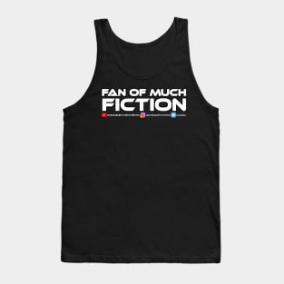 "FOMF" White Text / Black Outline with Social Media Tank Top